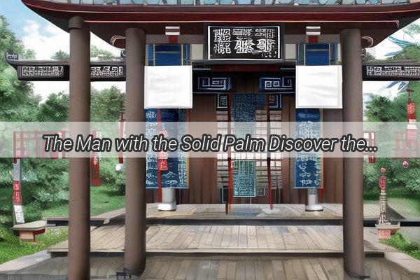 The Man with the Solid Palm Discover the Secret to a Prosperous and Healthy Life